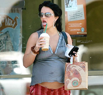 Britney loves her some snacks!