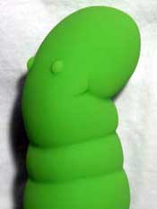 Sex Toy or Baby Toy Green Worm