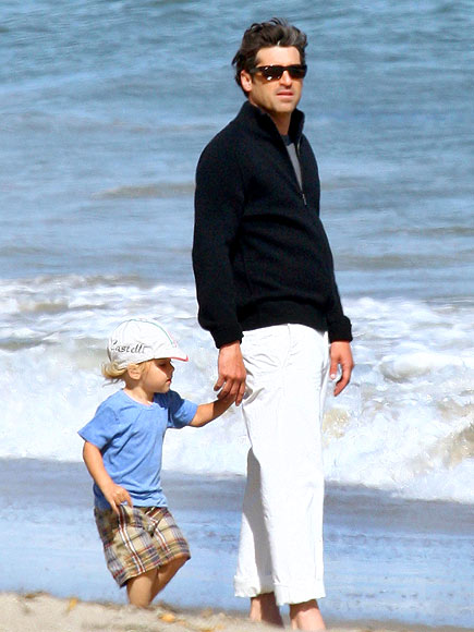 Patrick Dempsey and son